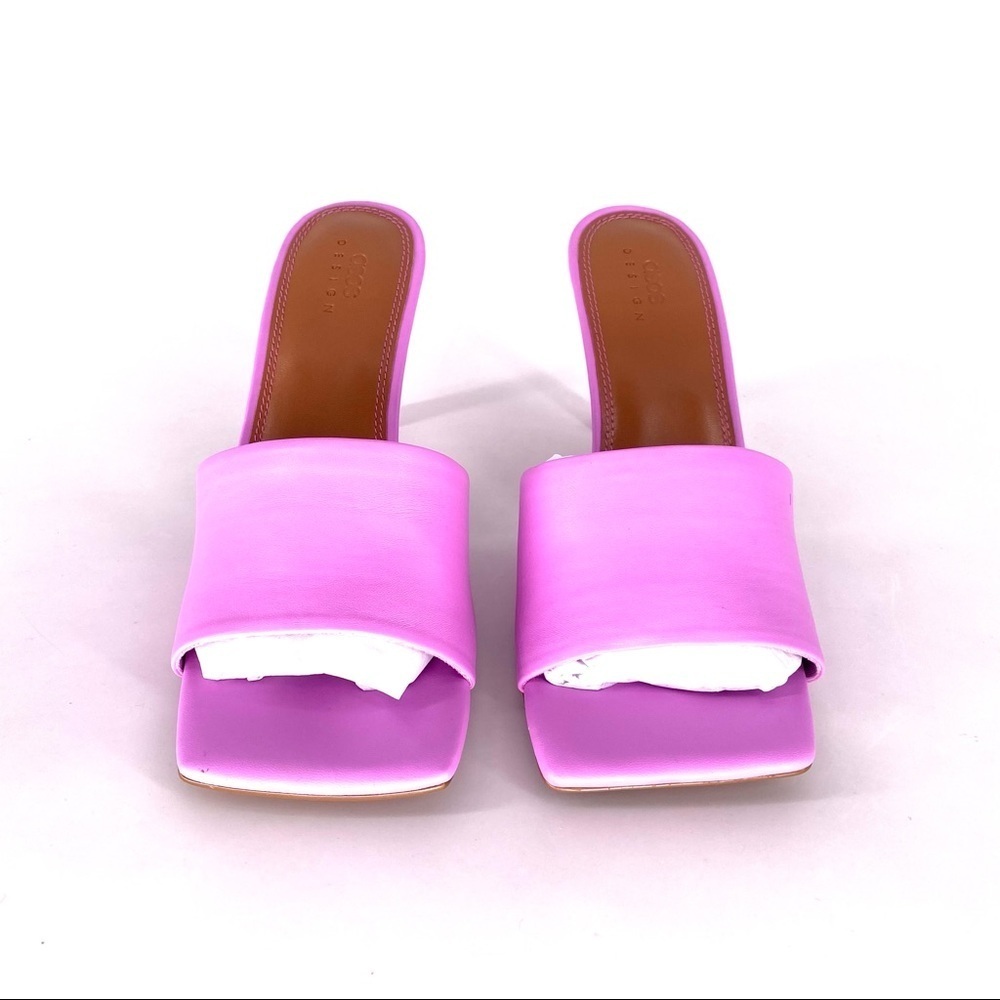 Asos Design Women's Wide Fit Hattie Mid Heeled Mule Sandals - US 8 - Picture 4 of 8